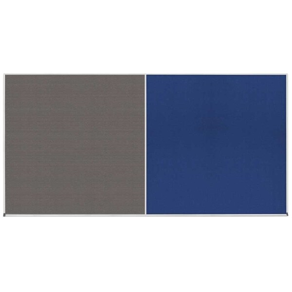 Enclosed Corkboard, 1 Door, 48"x36", 4" Fra, UV3416-BLACK-PEARL